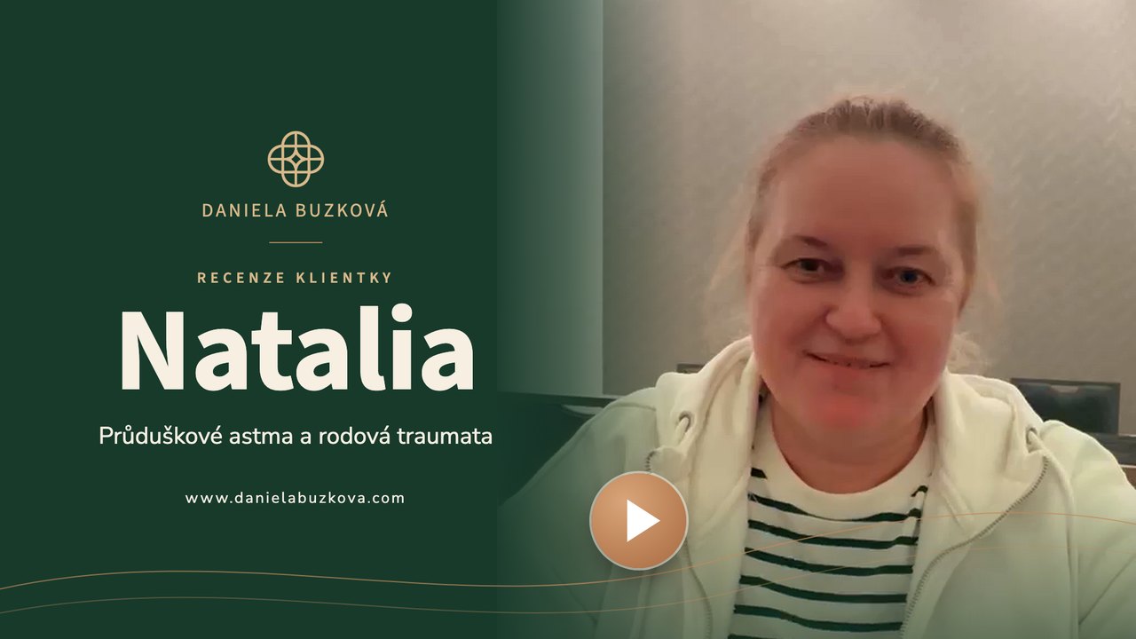 Videoreference Natalie: vyprávění o sezení s Danielou Buzkovou